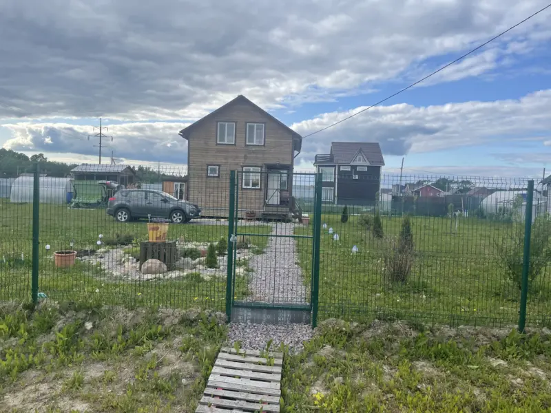 Ограждение частного дома в Смолячково