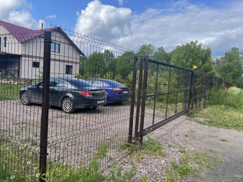 Ограждение частного дома в СНТ «Солнечное»