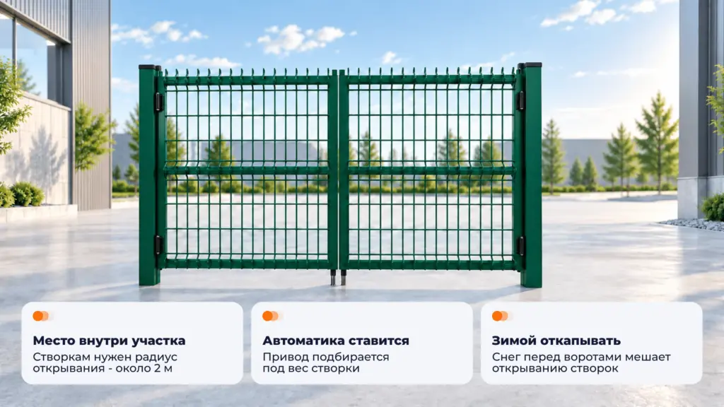 Ворота под ключ