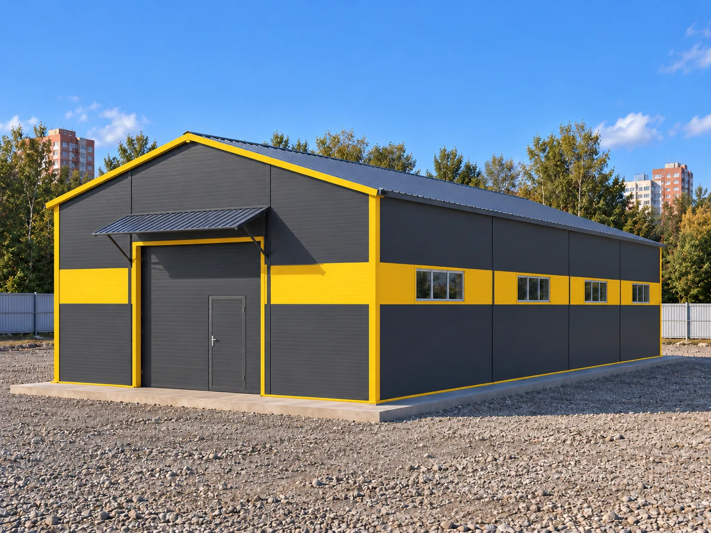 Металлокаркас 12×24 м — тест PSS-002