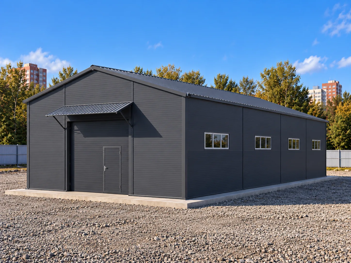 Металлокаркас 12×24 м — тест PSS-002